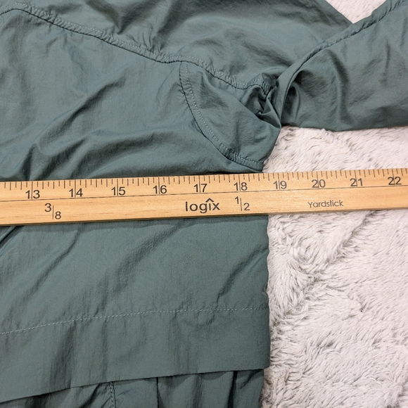 Lululemon Jacket Women's 8 Green Juniper Hood Lite Full Zip Glyde Weather - Picture 5 of 10